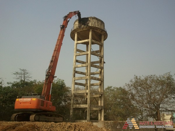 high rise building demolition